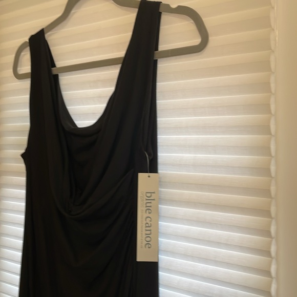 Comfy black jersey knit reversible dress - Picture 2 of 6